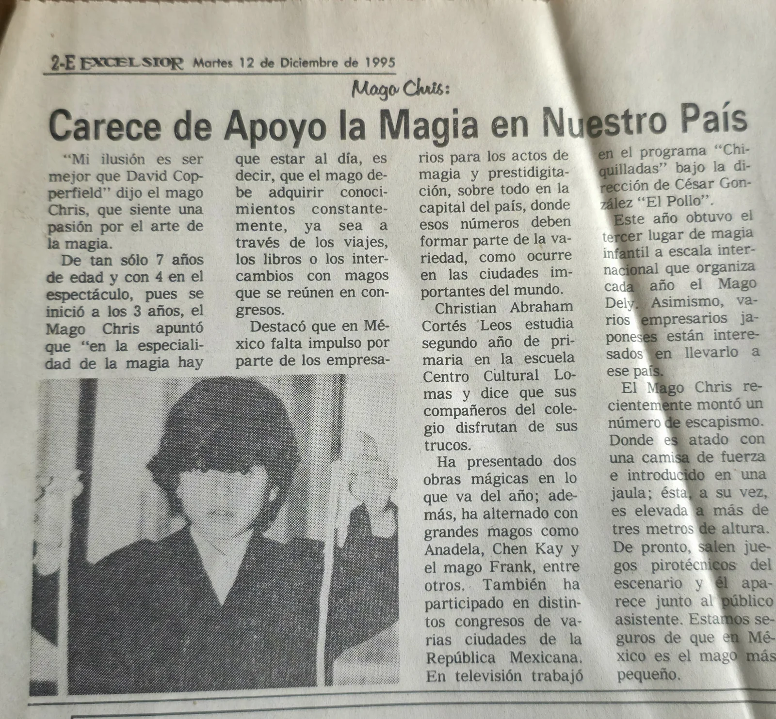 Prensa y noticias de Chris Abraham